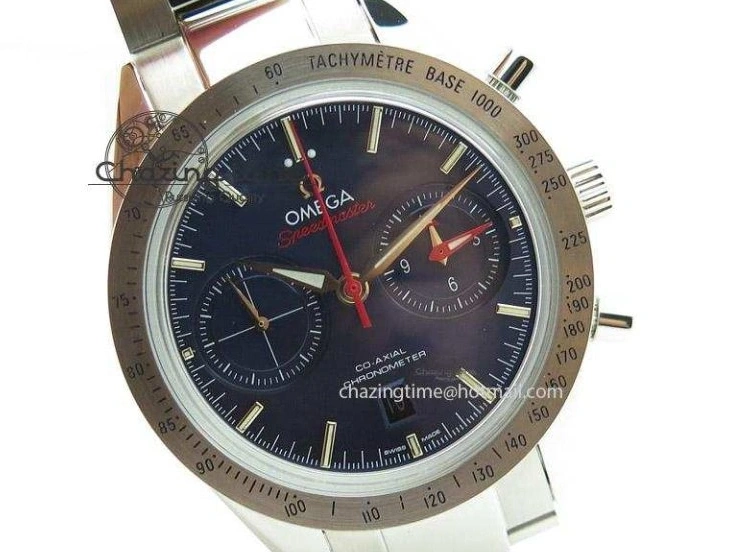 0518 Speedmaster ’57 SS Chrono AXF Best Edition Blue Dial on SS Bracelet A7750 (Free Leather Strap) StreetReady 8281